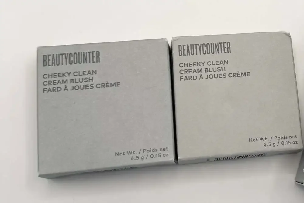 2 pack! NIB***Beautycounter Cheeky Clean Cream Blush in Chai and Goji